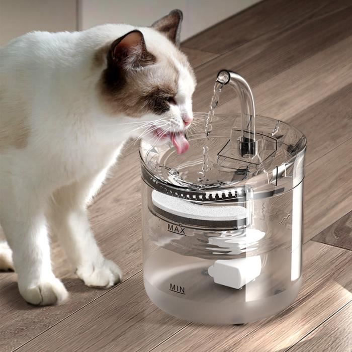 Meilleurs prix pour PIMPIMSKY Fontaine deau automatique pour chat fontaine deau intelligente distributeur deau capteur automatique