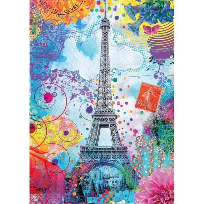 Puzzle 1500 pièces : Tour Eiffel Ravensburger Nathan - vue 2