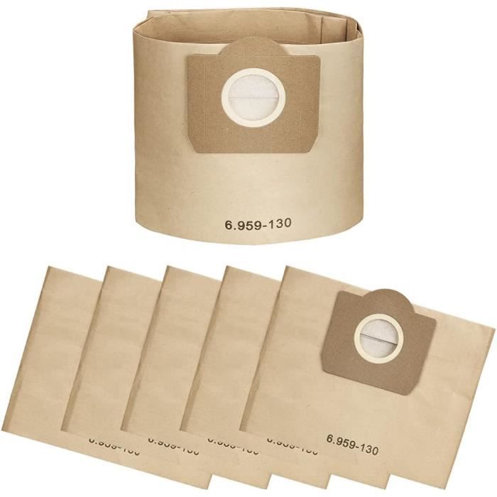 Lot De 10 Sacs D'aspirateur Compatibles Kärcher SE 4001, SE 4002