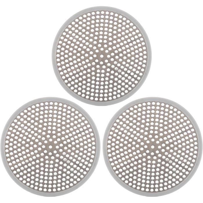 Lot 5 Boutons Porte Ronds En Acier Inoxydable Serrure Clé