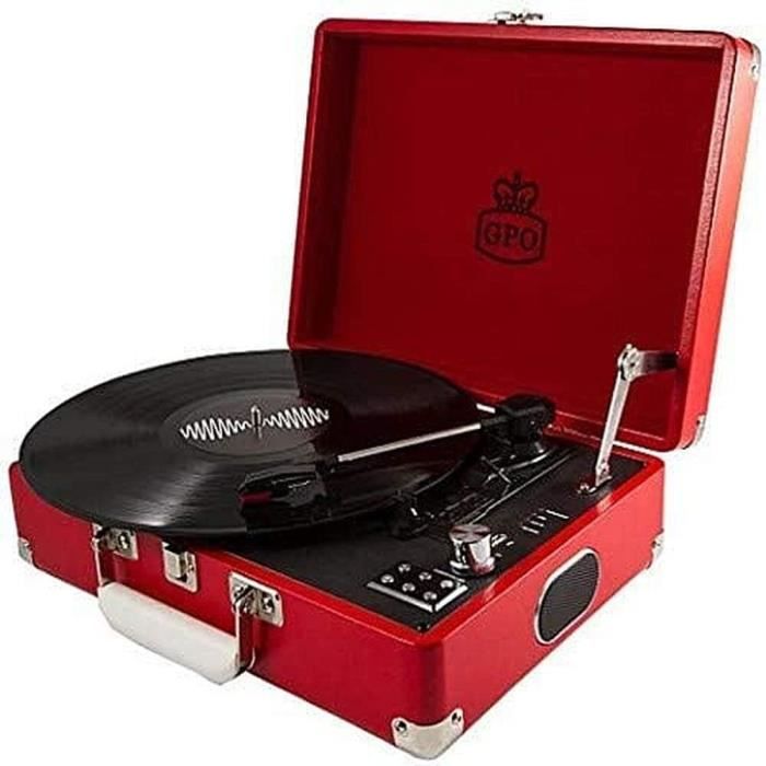Tourne-Disque Vinyle, Tourne-Disque Phonographe Vintage Avec Haut Parleurs Integres Reglage A Trois Vitesses Et Reglage Du Volume Bt Aux Fonctionnement A Un Tourne-Disque Vinyle, Tourne-Disque Phonographe Vintage Avec Haut Parleurs Integres Reglage A Trois Vitesses Et Reglage Du Volume Bt Aux Fonctionnement A Un