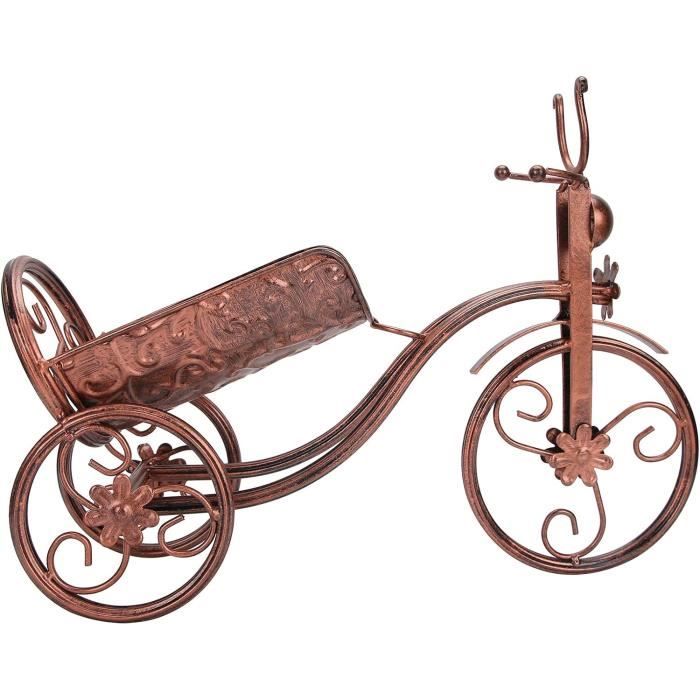 BRUBAKER Porte-bouteilles De Vin Avec Rangement Des Bouchons - Décoration En Métal