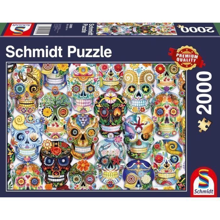 Schmidt Spiele Puzzle New York 2000 Pezzi - 96,8x69,2 Cm - Divertimento Per Adulti