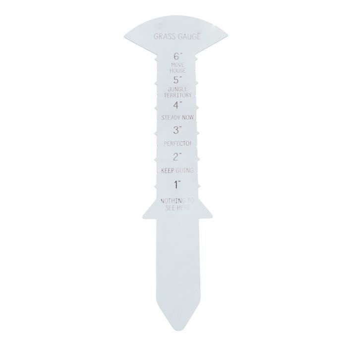 Jauge De Pelouse Monozoz En Acier Inoxydable - Outil De Mesure Précise Hauteur Herbe Jardinage