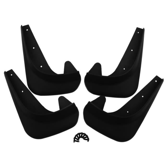 4 Pièces De Garde-boue Universels Pour SUV Et Pick-up – Protection Complète Roues Avant & Arrière – Noir – Facile à Installer Sans Perçage