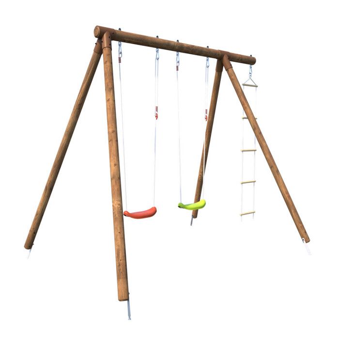 Portique en bois pour enfants - SOULET - ARTHUR - 278x189x222cm