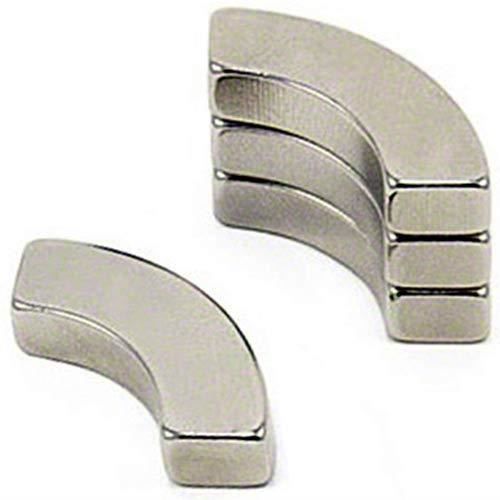 Lot De 5 Aimants Blocs Néodyme N42 - Dimensions 25 X 5 X 5 Mm - Revêtement Nickelé - Force D'adhérence Environ 4 Kg - 8