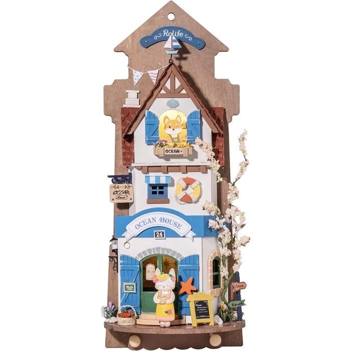 NUOBESTY Mini bateau de pêche miniature pour maison de poupée, décoration méditerranéenne en résine, décoration de bureau, océan, plage, micro paysage, styles aléatoires, 4 pièces