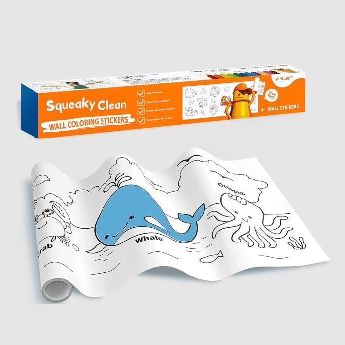 Rouleau de papier collant pour bricolage, rouleau de dessin, papier de remplissage, graffiti, rouleau de coloriage, jouets de peinture pour enfants, 300cm  26