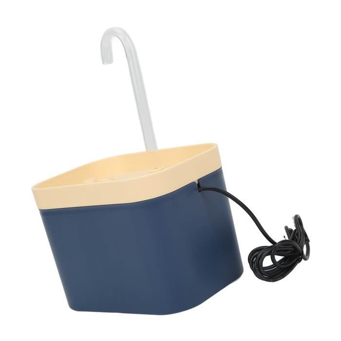 Comparer les prix de SURENHAP fontaine à boire pour chat Fontaine à eau pour chat de 1,5 L, débit de circulation animalerie promenade Bleu abyssal