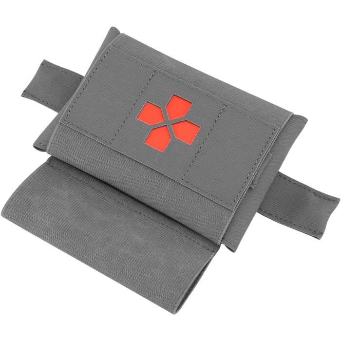 Qavctw Sac Admin Tactique Velcro – Pochette Rangement Outils, Collations, EDC – Nylon 500D Robuste – Tailles S/M/L – Multi-Usages