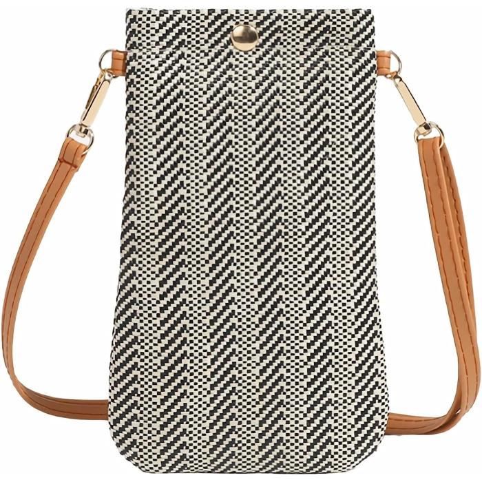 Pochette Telephone Portable Femme Sac Bandoulière Pochette Portable À