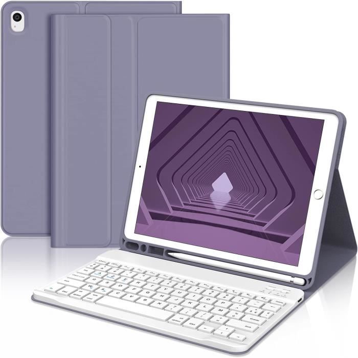 Clavier pour iPad 9ème Génération 2021/iPad 8 2020/iPad 7 2019 10.2