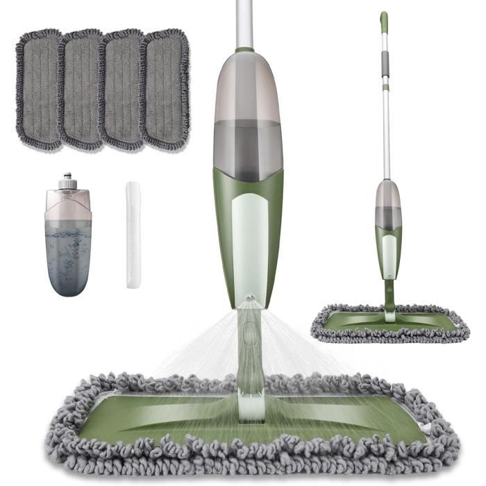 SEVENMAX Balai Serpillère Vaporisateur pour le Nettoyage du Sol Balai à