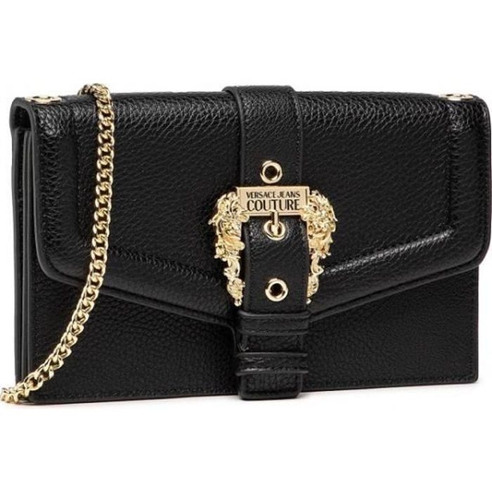 Pochette Versace Jeans Couture UNIQUE Noir - Cdiscount Bagagerie - Maroquinerie