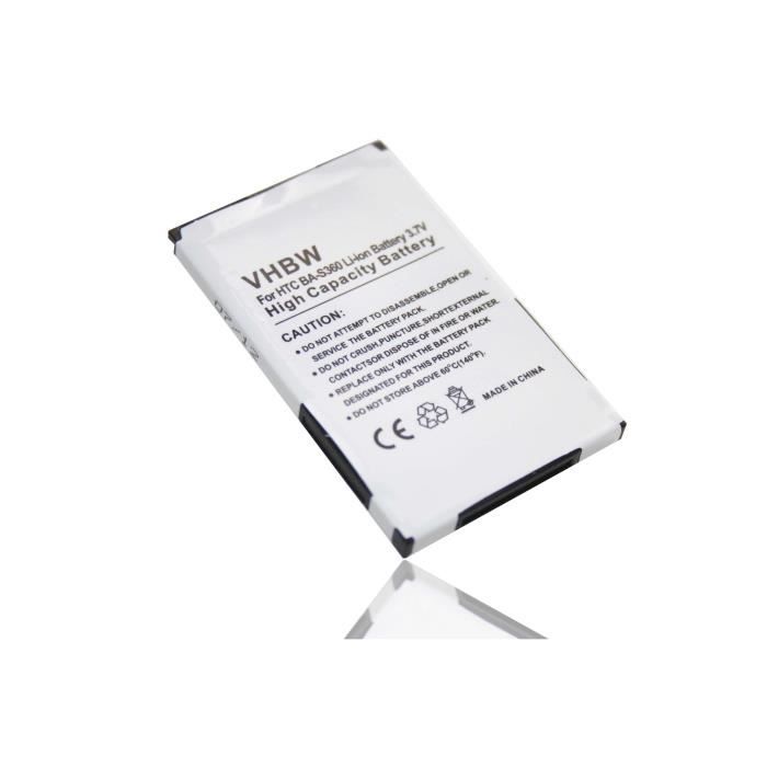 Vhbw LiIon batterie 1100mAh pour téléphone portable TMobile MDA
