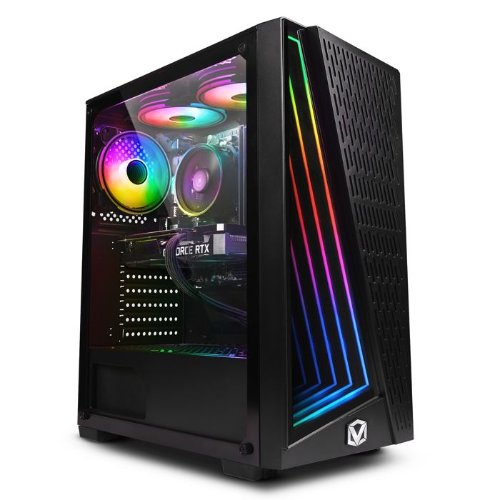 Vibox V-63 PC Gamer – AMD Ryzen 5 5500 – GTX 1650 4Go – 16Go RAM – 1To NVMe SSD – Win11 – WiFi