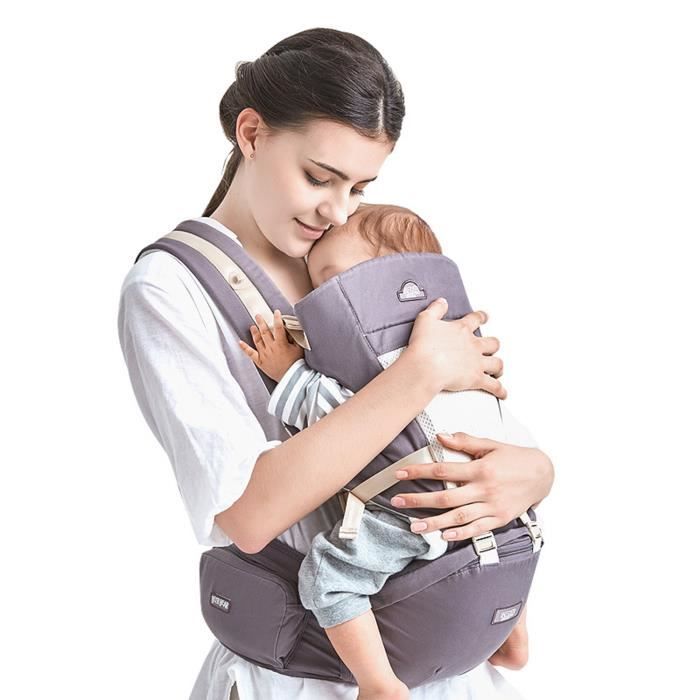 Porte-bébé Ventral et Dorsal Randonnée 4 en 1 Sac à Dos Respirant pour  Vacances Sportives Convient aux Bébés de 0-36 Mois - Grey - Cdiscount  Puériculture & Eveil bébé