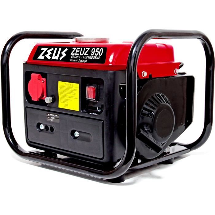 ZEUS Groupe électrogène 720W à moteur essence 2 temps ZEUZ 950