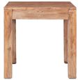 Meuble*2718Haute qualité-Table basse décor scandinave - Table de salon Table de thé Table gigogne 53 x 50 x 50 cm Bois de récupérati-1