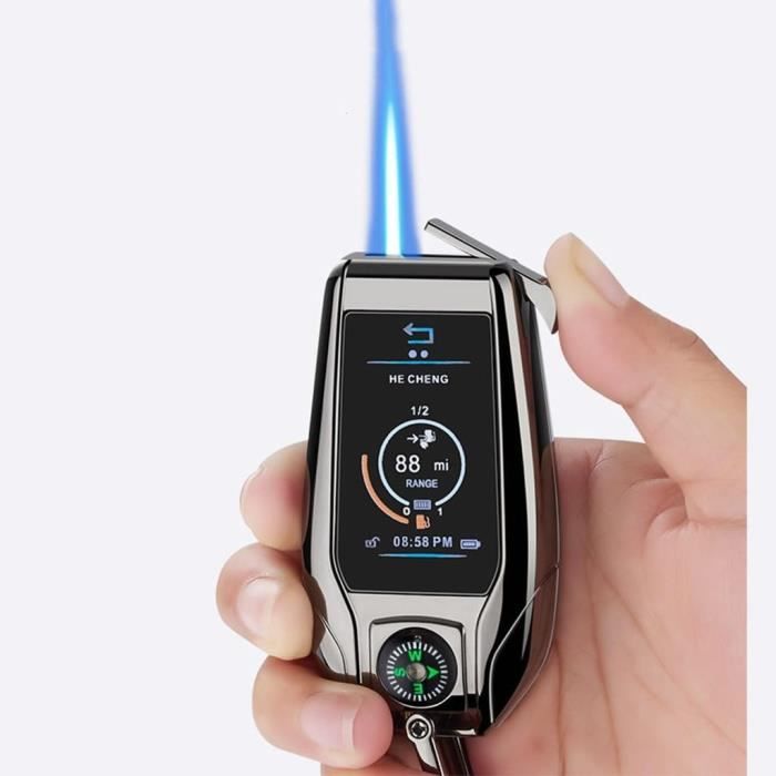 Briquet Porte-Cls Coupe-Vent, Briquet Modle Cl De Voiture, Briquet  Ornement Cool Avec Boussole, Allume-Cigare, Cadeau For [u3037] - Cdiscount  Au quotidien