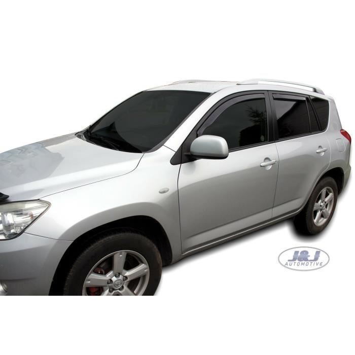 J&J AUTOMOTIVE Heko Déflecteurs D'Air Compatible Kuga 2008-2012 - Ensemble 4 Pièces