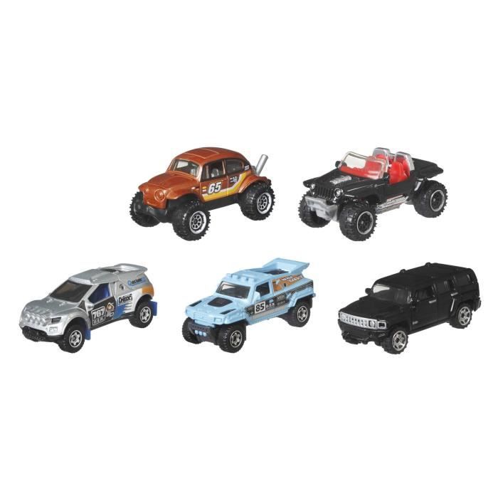 Pack 12 Voitures Électriques Matchbox Échelle 1/64 - Tesla, BMW, Nissan | Jouet Enfant 3 Ans+, Zinc Recyclé