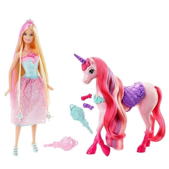 Barbie princesse et sa licorne top