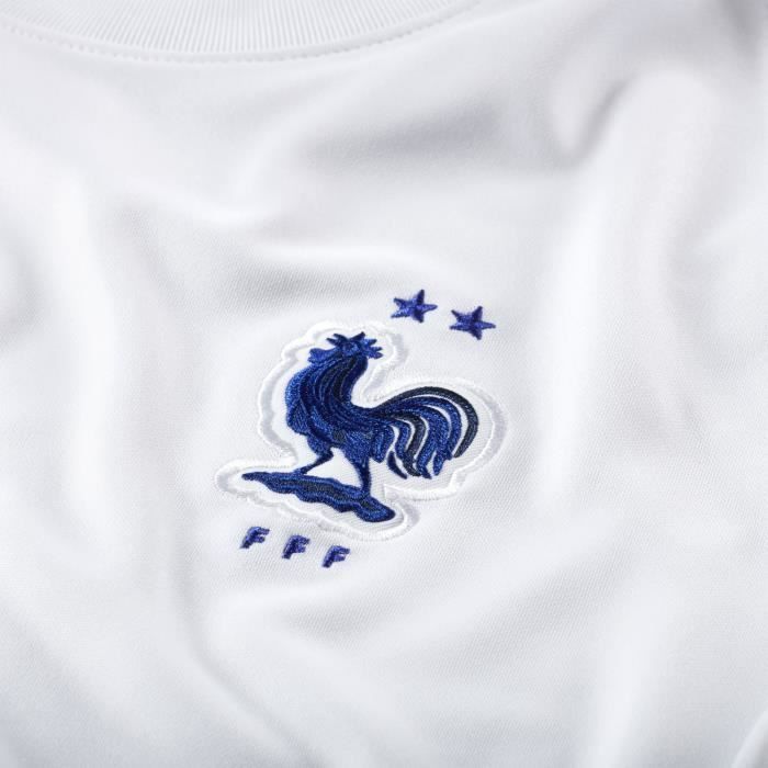 MAILLOT EQUIPE DE FRANCE FEMME BLANC 2020 21 Cdiscount Sport