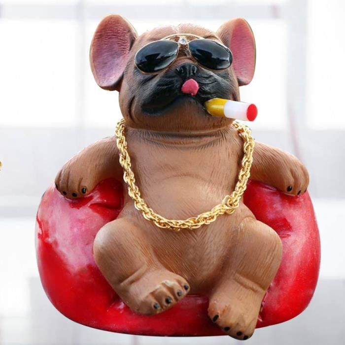 1pc voiture poupée ornement fumer cochon chien résine tableau de bord  décorations pour véhicule RUBAN ADHESIF - MOUSSE ADHESIVE - Cdiscount  Beaux-Arts et Loisirs créatifs