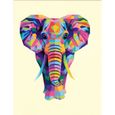 CreArt Elephant 24x30 cm - Peinture par numéros – Dès 12 ans – Ravensburger - 28995-2