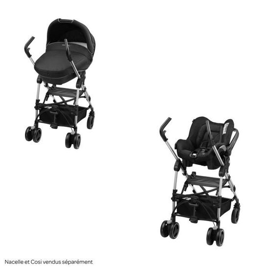 Bebe Confort Poussette Canne Dana Black Raven Black Raven Achat Vente Poussette Cdiscount
