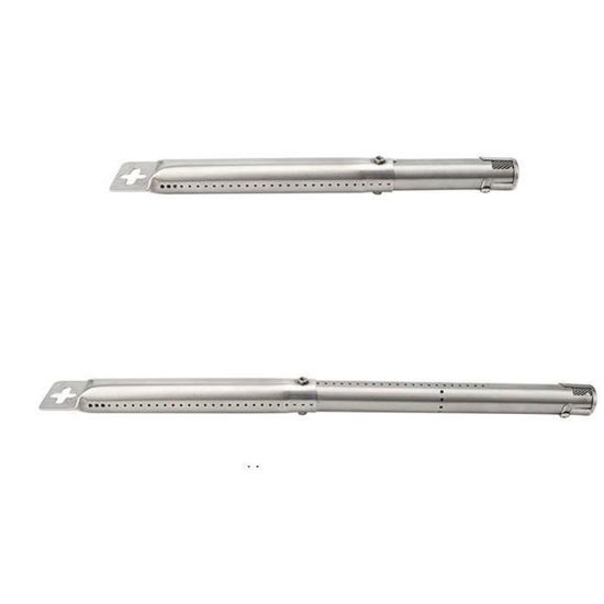 Pack 3 Brûleurs Barbecue Gaz Acier Inoxydable Réglables (31-42 Cm) - Universel Pour La Plupart Des Grills