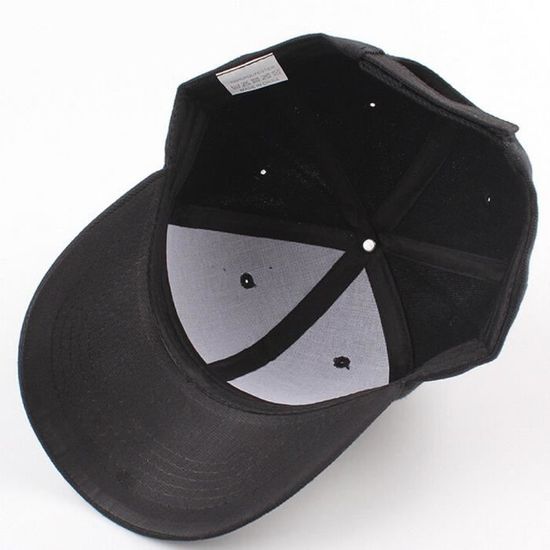 Lot De 10 Visières De Casquette WRITWAA - Unisexe, Noir, Courbée - Pour Baseball, Soleil