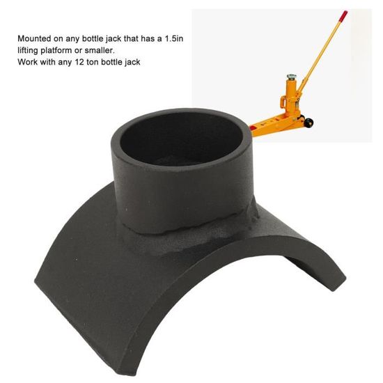 Adaptateur D'Essieu Pour Cric-Bouteille - Selle De Levage En Aluminium, Diamètre 57 Mm - Pour Véhicules, Sécurité Antiglisse