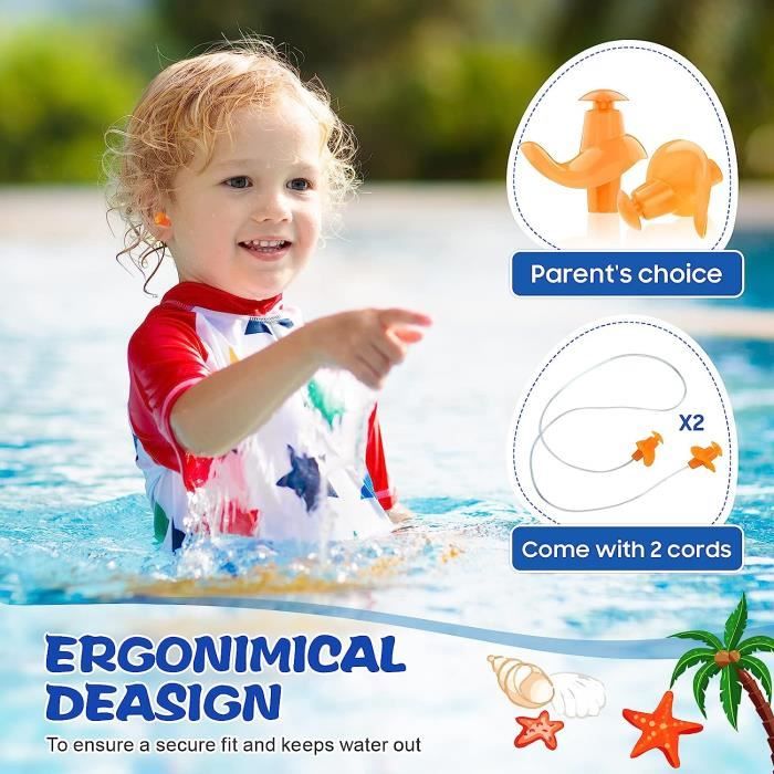 Bouchons d'oreille de natation pour enfants et adultes prévenir l'oreille  du na
