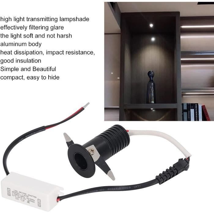 Zantec 2W 3W Vitrine D'affichage De Bijoux LED Vertical Pole Light Shop Bureau Make-up Spot Lampe