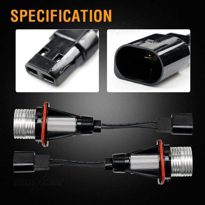 B Baosity Support De Douille D'ampoule De Lampe Blanche De Queue De Voiture 4X Pour BMW X5 E53 E70 E65 X3, Accessoires D'éclairage Des Véhicules à Moteur De Hau