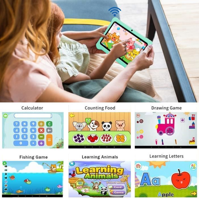 Tablette Enfant 7"HD-3Go+32Go-Android9.02