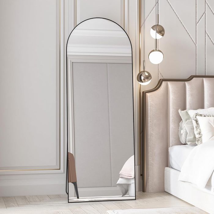 Miroir Sur Pied Cassilando 165x60 Cm - Miroir Plein Pied Design Pour Chambre Et Dressing