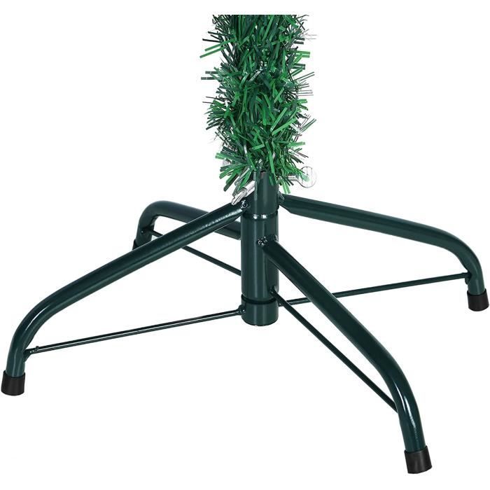 NAIZY Sapin De Noël Artificiel 180 Cm Avec Support En Métal Sapin De