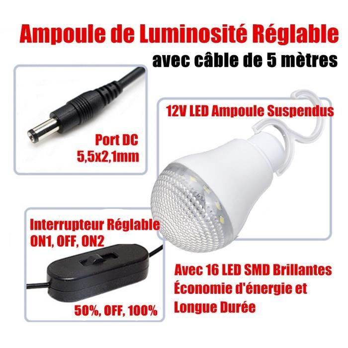 Panneau Solaire Portable 2W 5V Avec USB - Chargeur Solaire Pour Téléphone Randonnée Camping
