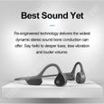 TD® Casque Bluetooth à conduction osseuse Casque sans fil Bluetooth 5.0 Écouteurs non intra-auriculaires-3