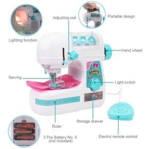 Mothinessto Jouet de machine à coudre Kit de Jouets Mini Machine à