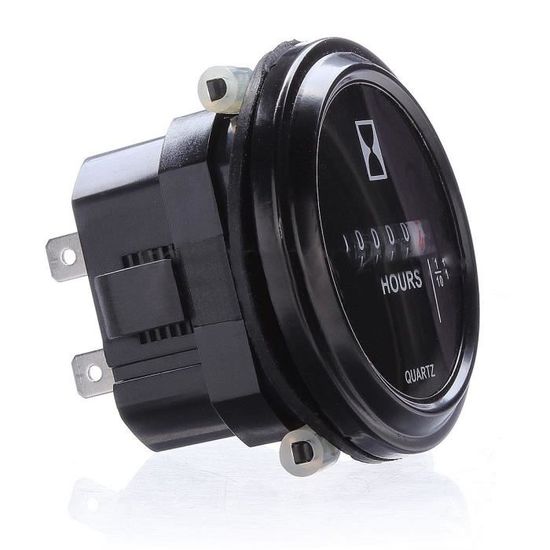 Compteur D'Heures Quartz AC/DC 12-36V - Affichage Numérique Précis Pour Moteur Bateau, Voiture, Camion