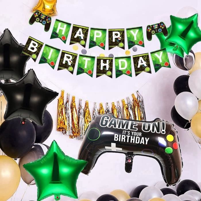 Box décoration personnalisée anniversaire jeu vidéo, DF Events