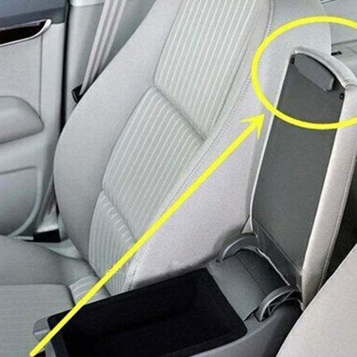 Couvercle D’accoudoir Console Beige Pour Audi A3 8P / A5 2003-2013 - Cuir Et ABS, Remplacement OEM - 9