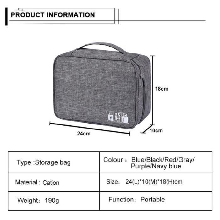 Generic Sac de rangement de sac de voyage étanche, portable  multifonctionnel à prix pas cher