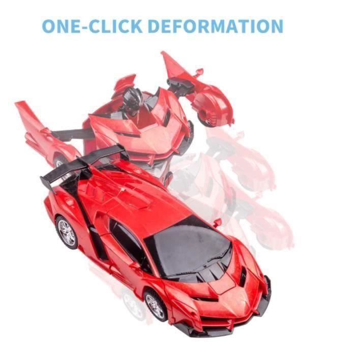 Voiture Télécommandée Transformers Voiture De Sport Modifié Robot Modèle  Déformation jouet Cadeaux pour Garçons -Jaune - Cdiscount Jeux - Jouets