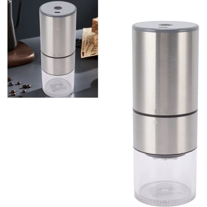 Moulin à café électrique,Broyeur à Sel Rechargeable avec Base de Moulin à café électrique,Broyeur à Sel Rechargeable avec Base de